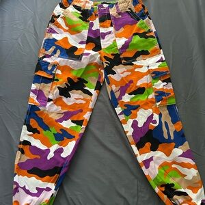 Forever 21 Multicolor Camouflage Pants